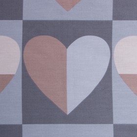 

Простыня на резинке LoveLife «Сердца» 160х200х25см