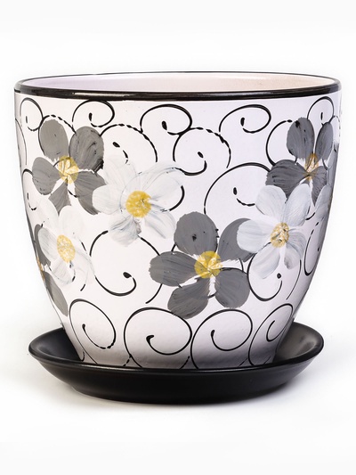 Горшок цветочный Фиалка дневная 5л с подставкой