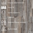 Водостойкий ламинат SPC CronaFloor WOOD ZH-81132-6, 34 кл, 1200×180×4 мм, цвет дуб марсель, 2.16 м² - Фото 2