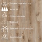 Водостойкий ламинат SPC CronaFloor WOOD ZH-81130-2 Дуб Фрейзер 34кл. 1200х180х4 2,16 м2 - Фото 2