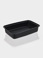 Контейнер одноразовый с крышкой, 830 мл, пластик, чёрный - Фото 2