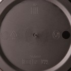 Контейнер одноразовый с крышкой, 950 мл, круглый, пластик, чёрный - Фото 4