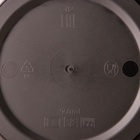 Контейнер одноразовый с крышкой, 950 мл, круглый, пластик, чёрный - Фото 9