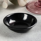 Соусник «Чёрный Восток», 40 мл, d=7.2 см, пластик, чёрный - Фото 1