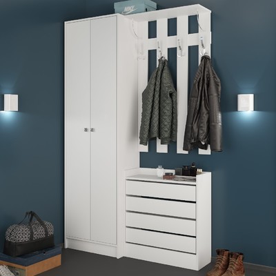 Обувница «Ямайка ЯПТ – 1», 450×270×1026 мм, цвет белый