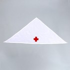 Косынка медсестры, белая - Фото 2