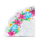 Салфетки бумажные" Art Bouquet Rondo" Пасхальный венок, 3слоя, 12 листов - Фото 2