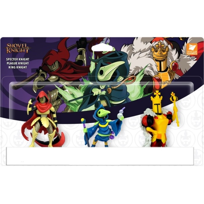 Набор из 3-х фигурок, Amiibo Shovel Knight Treasure Trove, коллекция Shovel Knight