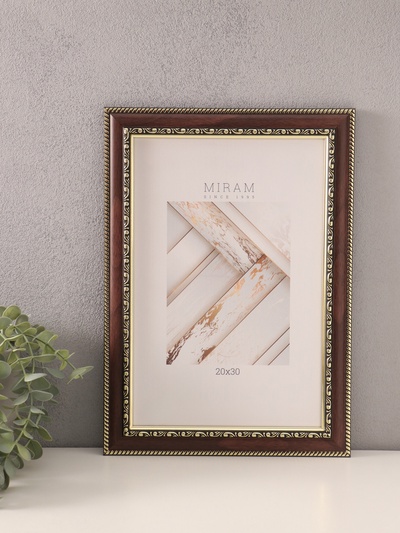 Фоторамка для фото 20×30 см «МИРАМ», пластик, венге, (пластиковый экран)