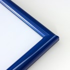 Фоторамка пластик "МИРАМ" 29.7х42 см, (A3) синий (пластиковый экран) - Фото 3