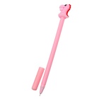 Ручка-прикол Calligrata «Дракон», синий стержень, гелевая, розовая - Фото 6