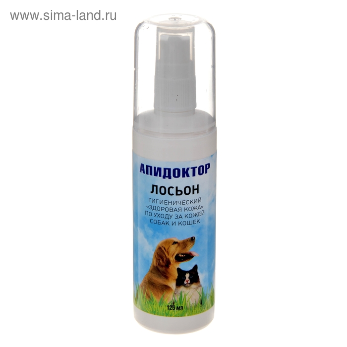 Гигиенический лосьон "Здоровая кожа" для ухода за кожей собак и кошек, 125 мл - Фото 1