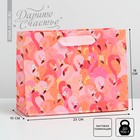 Пакет ламинированный горизонтальный «Фламинго», MS 18 × 23 × 10 см - фото 1634029