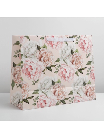 Пакет подарочный ламинированный, упаковка, «Сердце», XL 40×49×19 см