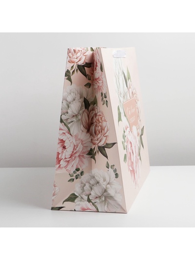 Пакет подарочный ламинированный, упаковка, «Сердце», XL 40×49×19 см