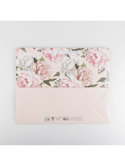 Пакет подарочный ламинированный, упаковка, «Сердце», XL 40×49×19 см