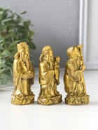 Набор фигурок гипс «Три восточных старца», состаренное золото, 11 см  (артикул 7777213)  большой выбор товаров оптом и в розницу по низким ценам с доставкой