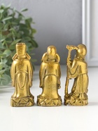 Набор фигурок гипс «Три восточных старца», состаренное золото, 11 см  (артикул 7777213)  большой выбор товаров оптом и в розницу по низким ценам с доставкой