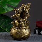 Фигура "Денежное дерево" состаренное золото, 17х11х11см - Фото 3