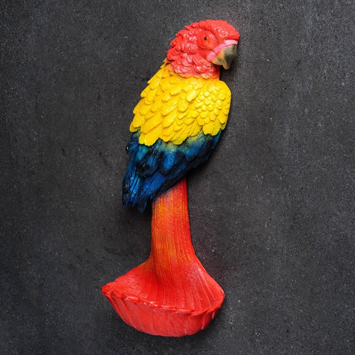 Подвесной декор - поилка из полистоуна «Попугай», 36 см - Фото 1
