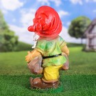 Садовая фигура "Гном с мешками яблок" 50см - фото 24012265