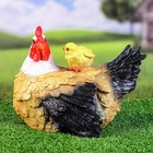 Садовая фигура "Курица наседка" 25х30см - фото 24514916