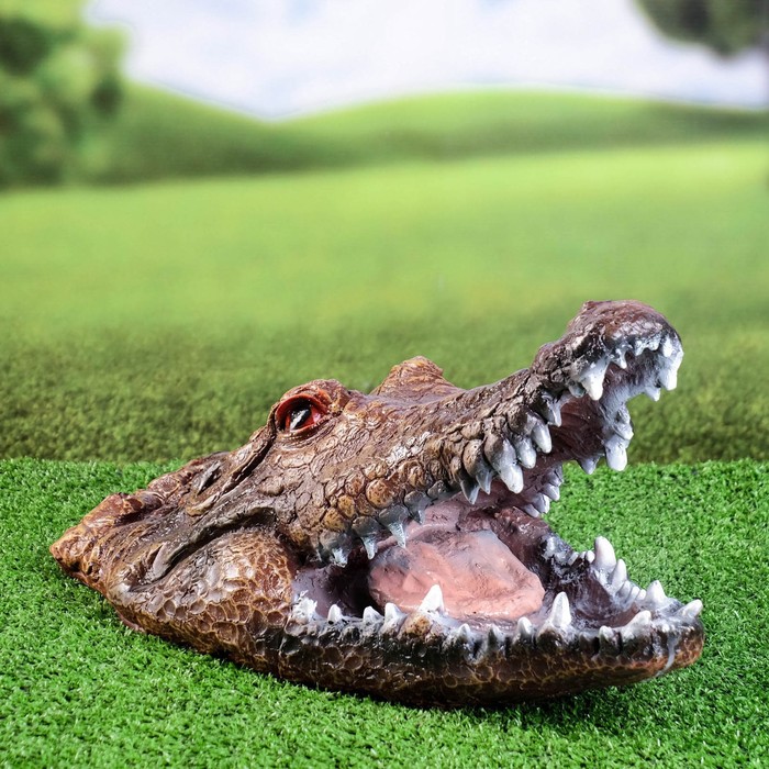 Садовая фигура "Пасть крокодила" 23х47см - фото 1907415015