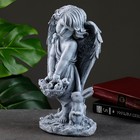 Фигура "Ангел-девочка с корзинкой и зайцем" 30см 7697274