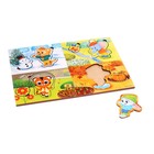 Головоломка и книга с аппликациями «Времена года» - фото 25548003