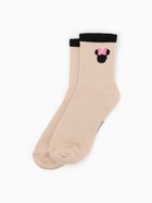 Носки для девочки KAFTAN «Мышка», набор 5 пар, чёрно-бежевые, 23-25 см 6896720