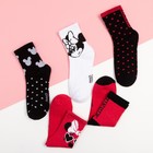 Набор носков "Minnie Mouse", Минни Маус, 5 пар, 20-22 см - Фото 2
