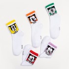 Набор носков "Mickey Mouse", Микки Маус, 5 пар, 23-25 см - фото 24549220