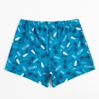 Плавки мужские, цвет зеленый/синий, размер 48 - фото 25426977