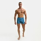 Плавки мужские, цвет зеленый/синий, размер 50 - фото 25426981