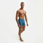 Плавки мужские, цвет зеленый/синий, размер 50 - фото 25426983