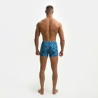 Плавки мужские, цвет зеленый/синий, размер 50 - фото 25426985