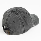 Бейсболка, цвет черный, размер 56-58 - Фото 3