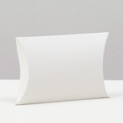 Коробка складная, белая, 11×8×2 см