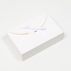 Коробка складная белая, 22 х 15 х 6 см (комплект 5 шт) - фото 46052986