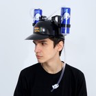 Каска с отверстиями под банки "Не буди во мне тигра" - фото 23520431