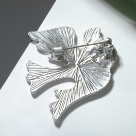 

УЦЕНКА Брошь "Голубь", цвет матовое серебро