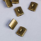 Концевик металл для творчества "Состаренный" бронза G152B1218 0,7х1,2 см - фото 318826043