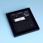 Набор подарочный 4в1 (ручка, кошелек, часы, брелок) , микс - фото 4662297