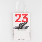 Пакет подарочный крафтовый, упаковка, «23.02», 12 х 21 х 9 см - Фото 4