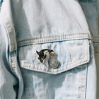 Значок «Косатка» созвездие, цвет чёрно-зелёный в золоте - Фото 7