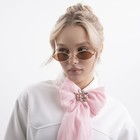 Кольцо для платка «Бумеранг», цветное в золоте - Фото 5