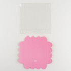 Коробка для печенья, кондитерская упаковка с PVC крышкой, «Съешь меня и улыбнись», 13 х 13 х 3 см (комплект 5 шт) - фото 23487082