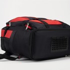Рюкзак туристический на молнии, цвет красный - Фото 3