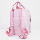 Рюкзак - сумка, текстиль, цвет розовый - Фото 2