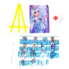 Алмазная мозаика с частичным заполнением на подставке для детей «Снежная принцесса», 10 х 15 см - Фото 3